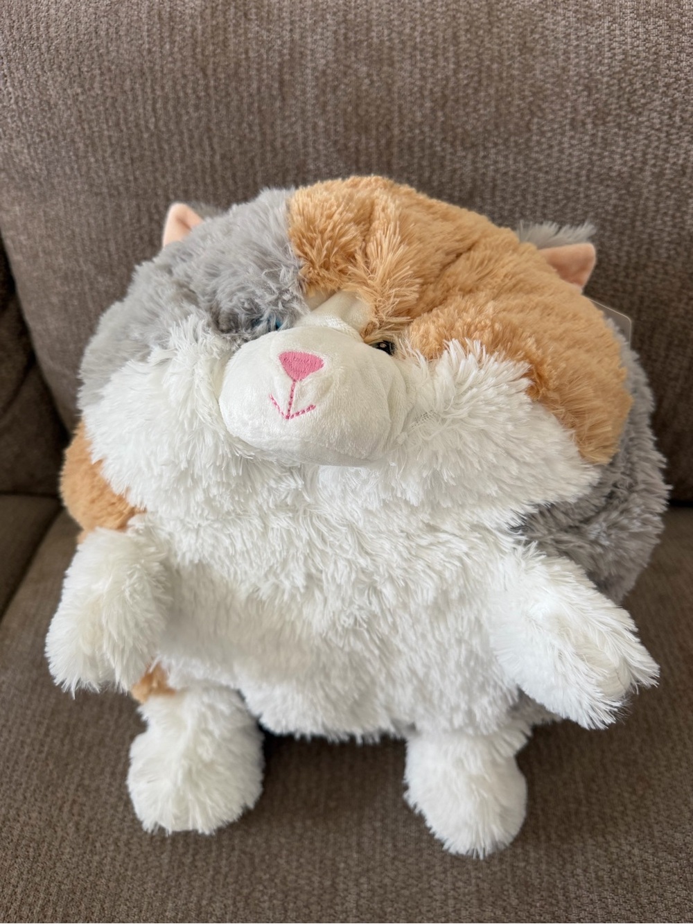 Warmies Supersized Hand Warmers Plush Calico Cat Microwaveable Lavender Scented